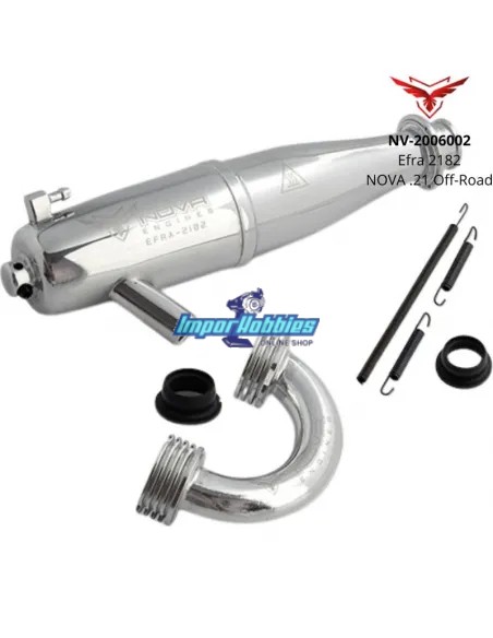 Escape completo Nova Efra 2182 - Codo 55mm 1/8 Buggy / Truggy 2006002