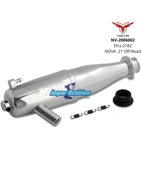 Escape completo Nova Efra 2182 - Codo 55mm 1/8 Buggy / Truggy 2006002