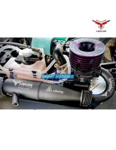 Résonateur + coude 50mm Nova Efra 2182 - Céramique - 1/8 Buggy / Truggy 2006003 2