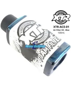 Aceite de filtro aire azul 100ml. XTR Racing ACE-01 - Aceites de lubricación, filtros y motores 2