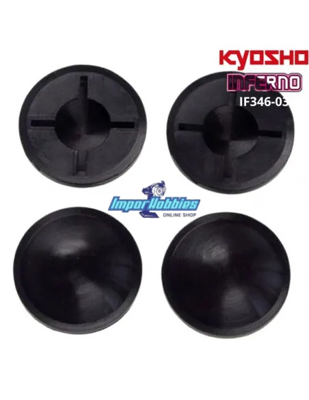 Shock Diaphragm (4 U.) Kyosho Inferno MP9 TKI2 / TKI3 / TKI4 IF346-03 - Kyosho Inferno MP9 TKI2 / TKI3 - Spare Parts & Option Pa
