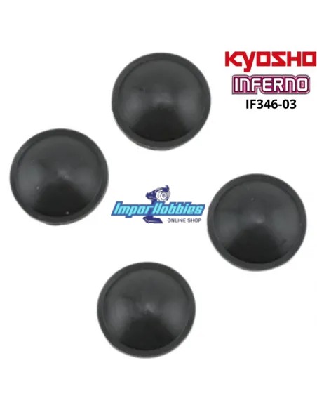 Diafragma amortiguador (4 Uds.) Kyosho Inferno MP9 TKI2 / TKI3 / TKI4 IF346-03 - Kyosho Inferno MP9 TKI2 / TKI3 - Repuesto y opc