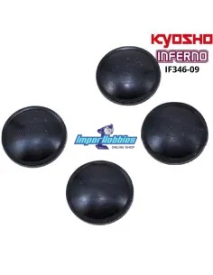 Membranes amortisseurs HC (4 U.) Kyosho Inferno MP9 TKI2 / TKI3 / TKI4 IF346-09 - Kyosho Inferno MP9 TKI2 / TKI3 - Pièces detach