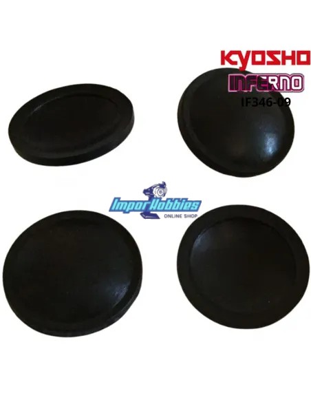 Diafragma amortiguador HC (4 Uds.) Kyosho Inferno MP9 TKI2 / TKI3 / TKI4 IF346-09 - Kyosho Inferno MP9 TKI2 / TKI3 - Repuesto y
