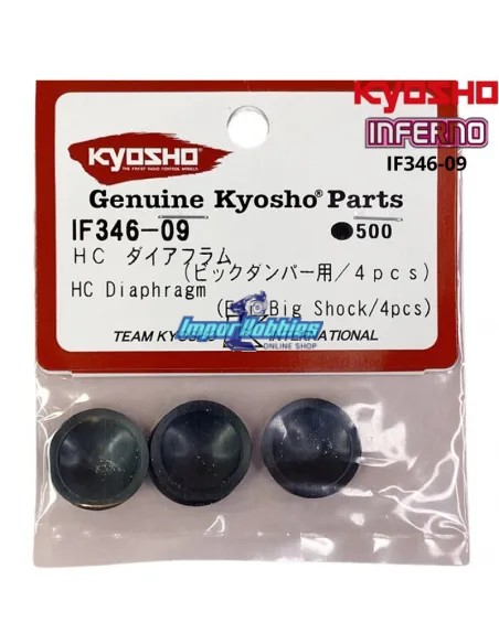 Shock Diaphragm HC (4 U.) Kyosho Inferno MP9 TKI2 / TKI3 / TKI4 IF346-09 - Kyosho Inferno MP9 TKI2 / TKI3 - Spare Parts & Option