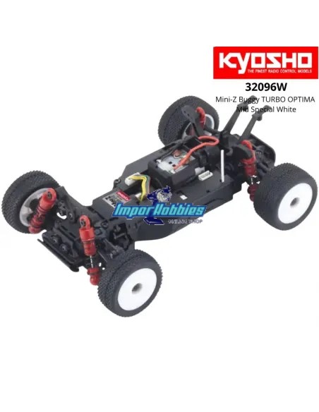 Mini Voiture RC Kyosho Mini-Z Buggy Sport RTR Optima Mid Special 4WD MB-010 1/24 Blanc 32096W