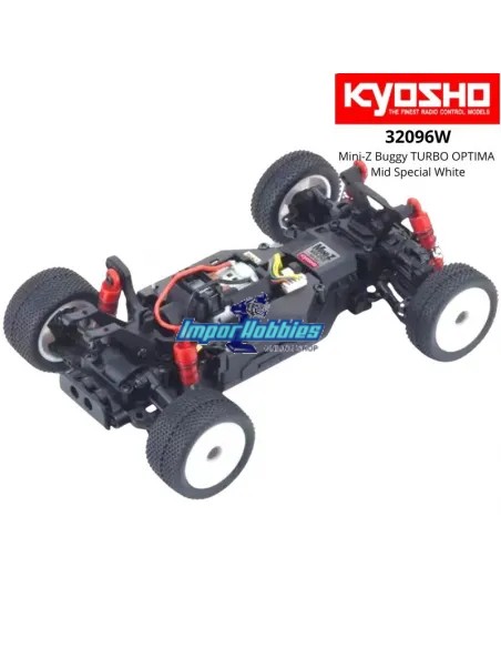 Kyosho Mini-Z Buggy Sport RTR Optima Mid Special 4WD MB-010 1/24 Mini RC Car - White 32096W