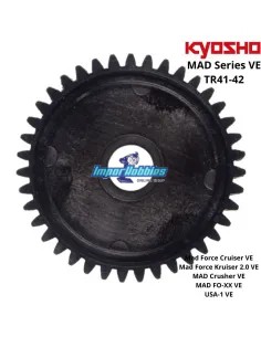 Spur Gear - 42T Kyosho MAD Series VE TR41-42 - TR-15 - Mad Force - Cruiser - FO-XX - USA-1 2