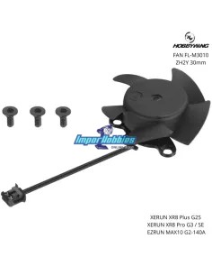 ESC Fan - M3010-ZH2Y 30mm Hobbywing 30860107 - XERUN XR8 Plus G2S
XERUN XR8 Pro G3 / SE
EZRUN MAX10 G2-140A