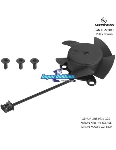 ESC Fan - M3010-ZH2Y 30mm Hobbywing 30860107 - XERUN XR8 Plus G2S
XERUN XR8 Pro G3 / SE
EZRUN MAX10 G2-140A