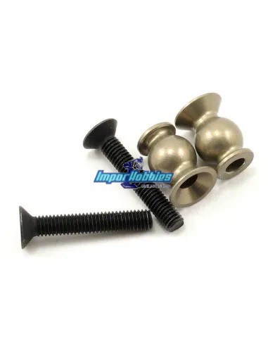 Rotules SP 6.8mm (2 U.) Kyosho Inferno MP9 / MP10 / MP10e / MP10T / GT3 IFW417 - Kyosho Inferno MP9 TKI2 / TKI3 - Pièces detaché
