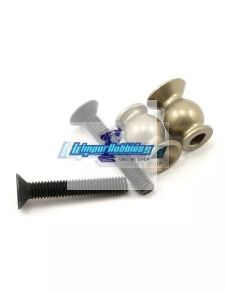 Rotules SP 6.8mm (2 U.) Kyosho Inferno MP9 / MP10 / MP10e / MP10T / GT3 IFW417 - Kyosho Inferno MP9 TKI2 / TKI3 - Pièces detaché