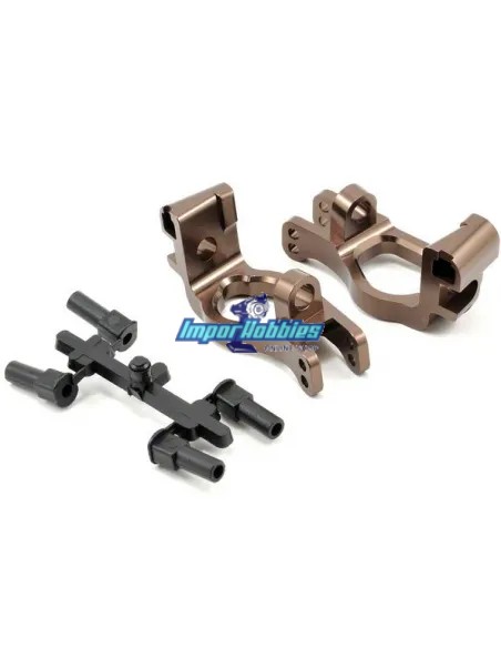 Porta Manguetas delantero 13º CNC Gun Metal Kyosho Inferno MP9 / MP10 / MP10T IFW412 - Kyosho Inferno MP9 TKI2 / TKI3 - Repuesto