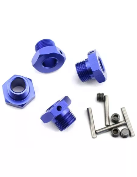 Wheel Hub Blue 17mm (4 U.) Kyosho Inferno MP9 / MP10 / Inferno 7.5 / Neo / Mad Force IFW107B - Kyosho Inferno 7.5 / Neo / Neo Ra