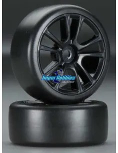 Slick Drift Tire 1/10 26mm (2 U.) Thunder Tiger PD9251 - Clearances - Outlet