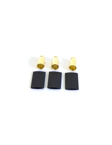 Gold Connector - Female 8.0mm (3 U.) Team Orion ORI40019 - R/C Plugs