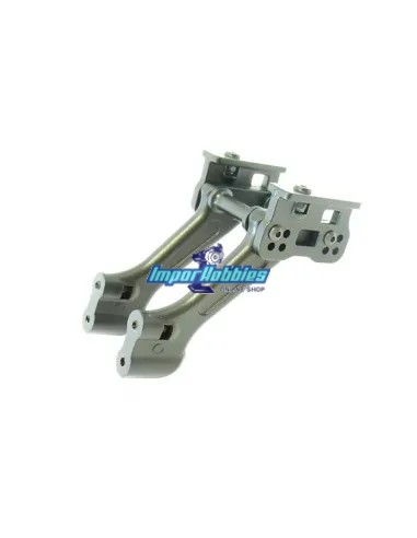 Soporte alerón completo plástico Hobbytech STR8 / Spirit / EP X2 / NXT STR-056 - Hobbytech STR8 DeLuxe & STR8 EVO RTR - Repuesto