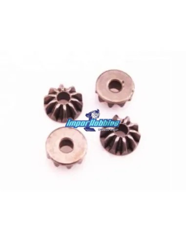 Satélites diferencial metálicos (4 Uds.) Hobbytech Survolt / Revolt / ST10 / BXR / BX8SL / DB8SL REV-148 - Hobbytech Revolt / Su