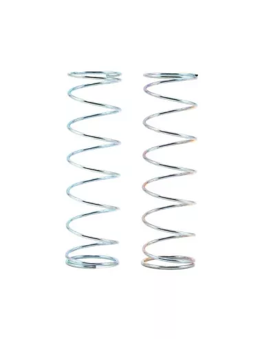 Rear Shock Spring 3.55lbs Silver (2 U.)  Team Associated RC8.2 / RC8.2e AS89547 - Team Associated RC8.2 Factory Kit - Spare Part