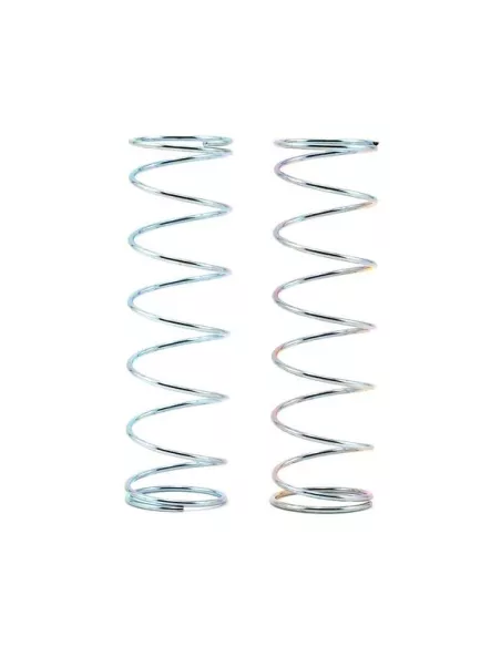 Rear Shock Spring 3.55lbs Silver (2 U.)  Team Associated RC8.2 / RC8.2e AS89547 - Team Associated RC8.2 Factory Kit - Spare Part