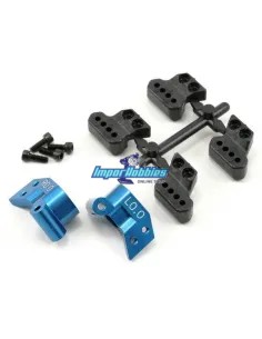 Factory Team 0° Aluminum Hub Set Team Associated B4 / B44 / T4 / SC10 AS9864 - Team Associated B4 / T4 - Spare Parts & Option Pa