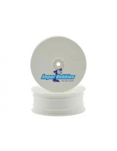 AKA HexLite Front Wheel - White 2.2 2WD Hex 12mm Kyosho / Associated 23202W - Team Associated B4 / T4 - Spare Parts & Option Par