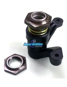 Aluminum Hex Servo Saver Nut - Gunmetal Kyosho Inferno MP9 / MP10 IFW447 - Kyosho Inferno MP9 TKI2 / TKI3 - Spare Parts & Option