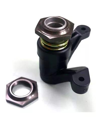 Aluminum Hex Servo Saver Nut - Gunmetal Kyosho Inferno MP9 / MP10 IFW447 - Kyosho Inferno MP9 TKI2 / TKI3 - Spare Parts & Option