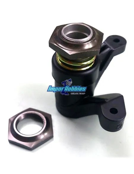 Ecrou de sauve-servo New Gunmetal Kyosho Inferno MP9 / MP10 IFW447 - Kyosho Inferno MP9 TKI2 / TKI3 - Pièces detachées et option
