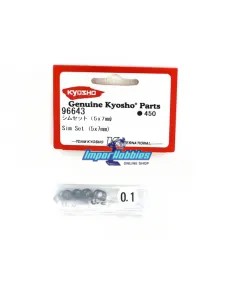 Arandelas ajuste campana embrague 5x7x0.1-0.2-0.3mm (30 Uds.) Kyosho 96643 - Arandelas ajuste para embragues