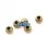 Boules CNC 6.8mm (M3) (5 U.) Kyosho W0202H - Kyosho Inferno 7.5 / Neo / Neo Race Spec - Pièces detachées et options
