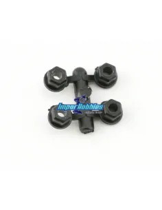 Ecrous de fixation d'amortisseurs Team Associated B4 / B44 / T4 / SC10 AS6472 - Team Associated B4 / T4 - Pièces detachées et op