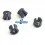 Bagues superioeures de fixation d'amortisseur (4 U.) Hobbytech STR8 / EP X2 / Spirit / NXT HT585014