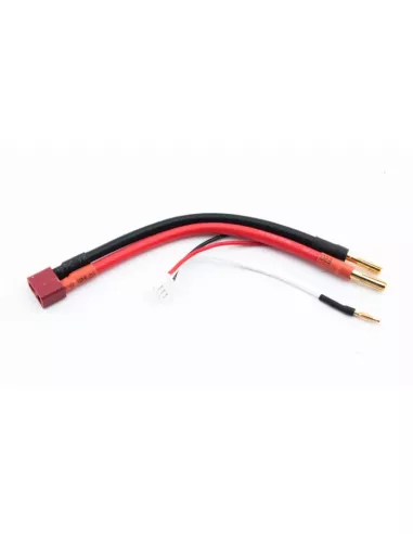 Cable carga 4mm Lipo - Life 2S conector balanceo XH NVision NVO3500 - RC Cables and Accessories