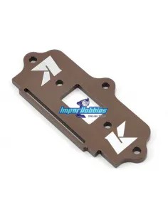 Soporte interruptor aluminio Gun Metal Kyosho Inferno MP9 / MP10 / MP10T / GT3 IFW428 - Kyosho Inferno MP9 TKI2 / TKI3 - Repuest