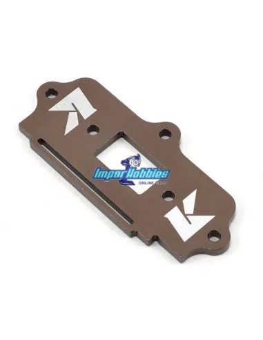 Platine d'interrupteur aluminium Gun Metal Kyosho Inferno MP9 / MP10 / MP10T / GT3 IFW428 - Kyosho Inferno MP9 TKI2 / TKI3 - Piè