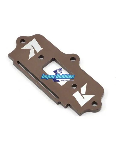 Platine d'interrupteur aluminium Gun Metal Kyosho Inferno MP9 / MP10 / MP10T / GT3 IFW428 - Kyosho Inferno MP9 TKI2 / TKI3 - Piè