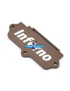 Soporte ciego de interruptor en aluminio Gun Metal Kyosho Inferno MP9 / MP10 / MP10T / GT3 IFW429 - Kyosho Inferno MP9 TKI2 / TK