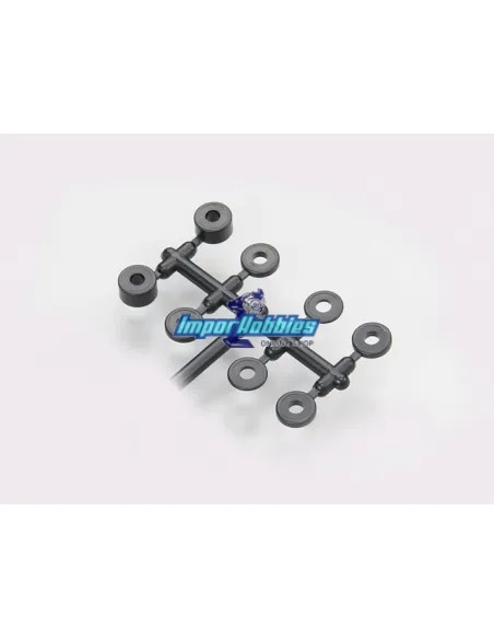 Espaciadores plásticos manguetas traseras Kyosho Inferno MP9 / Inferno GT3 IF422-01 - Kyosho Inferno MP9 TKI2 / TKI3 - Repuesto 