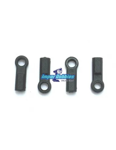 Rotulas plásticas dirección (4 Uds.) Hobbytech STR8 / Spirit / EP X2 / NXT STR-028 - Hobbytech STR8 DeLuxe & STR8 EVO RTR - Repu
