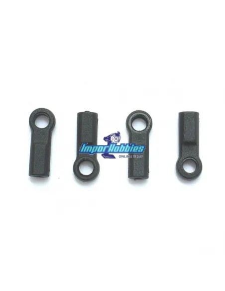 Rotulas plásticas dirección (4 Uds.) Hobbytech STR8 / Spirit / EP X2 / NXT STR-028 - Hobbytech STR8 DeLuxe & STR8 EVO RTR - Repu