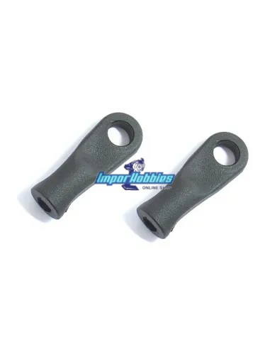 Rotulas plásticas trapecio superior delantero (2 Uds.) Hobbytech STR8 / Spirit STR-039 - Hobbytech STR8 DeLuxe & STR8 EVO RTR - 