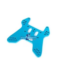 Support d'amortisseur arriere bleu Hobbytech STR8 / STR8 EP X2 STR-006B - Hobbytech STR8 DeLuxe & STR8 EVO RTR - Pièces detachée
