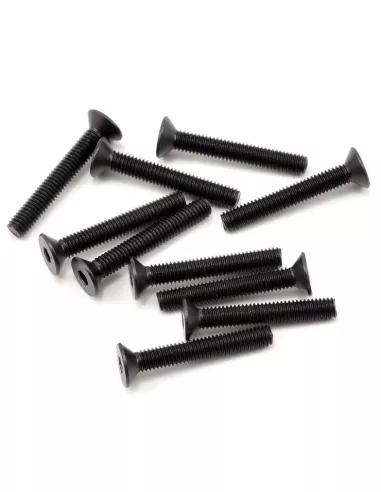 Flat Head Screw M3X20mm (10 U.) Fussion FS-TF3020 - Steel Screws - M3