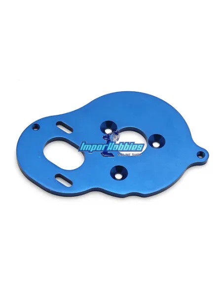 Plaque support moteur bleu Team Associated B5 / B5M / SC5M / T5M / ProSC10 AS91428 - Team Associated B5 & B5M - Pièces detachées