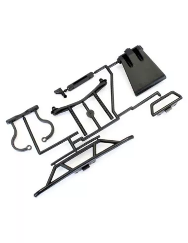 Bumper & Body Mount Set - TR142B Kyosho DRX / DRT / Nitro Tracker NTW005 - Kyosho DRX - Spare Parts & Option Parts