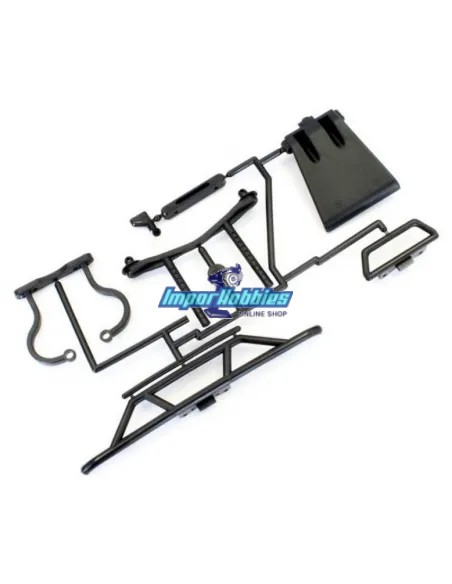 Bumper + soportes carrocería - TR142B Kyosho DRX / DRT / Nitro Tracker NTW005 - Kyosho DRX - Repuesto y opciones