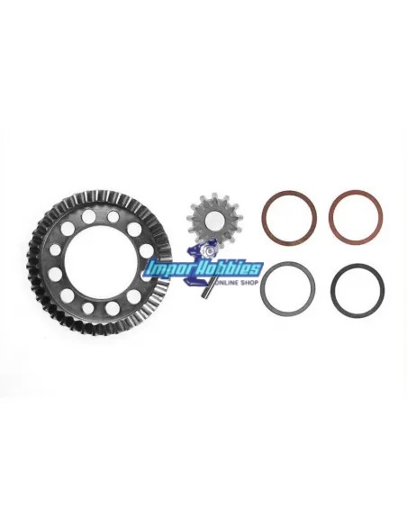 Couple conique acier 39-13T Kyosho FW-06 / DBX / DRX / RAGE / FAZER VSW018 - Kyosho FW-05 & FW-06 - Pièces detachées et options