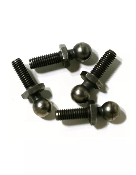 Long Ball Stud 4.8mm (L) Kyosho Ultima RB6 / RB7 / RT6 / SC6 & Lazer ZX-5 / ZX6 / ZX7 / Rage VE UM128 - Kyosho Lazer ZX-5 - Spar