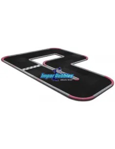 Circuito modular de Uretano 48 Pcs. 30x30cm 2.7x2.1 metros para Kyosho Mini-Z 87032B - 87033 - Circuitos Kyosho Mini-Z